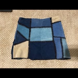 Real suede Zara mini skirt